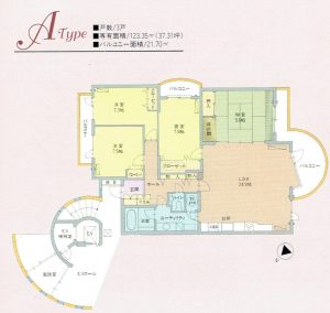 ピアリッヂ円山 間取図